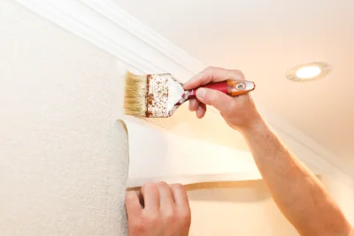 Pose de papier peint à Upie — revêtements muraux et toiles de verre